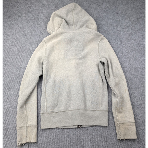 Vintage Abercrombie & Fitch Muscle Hoodie Mens Small Spellout Waffle Y2K Thrash - Picture 8 of 8